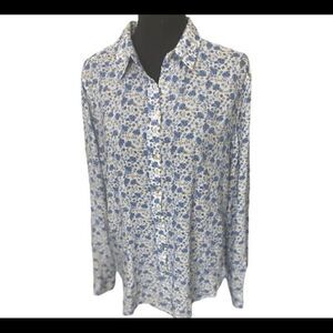 #150 JANE & DELANEY oversized rayon button doewn